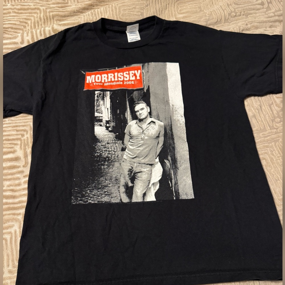 Vintage Morrissey Tour Mondiale 2006 merch